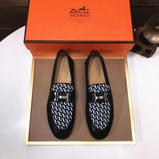 HERMES New products continue to be very popular 2024SS Men's business shoes HERMES New products continue to be very popular 2024SS Men's business shoes