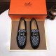 HERMES New products continue to be very popular 2024SS Men's business shoes HERMES New products continue to be very popular 2024SS Men's business shoes