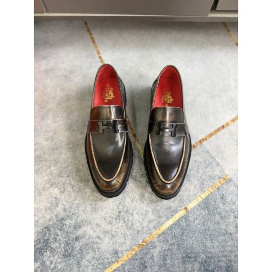 HERMES Especially popular this season 2024SS Men's business shoes HERMES Especially popular this season 2024SS Men's business shoes