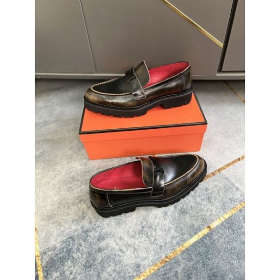 HERMES Especially popular this season 2024SS Men's business shoes HERMES Especially popular this season 2024SS Men's business shoes