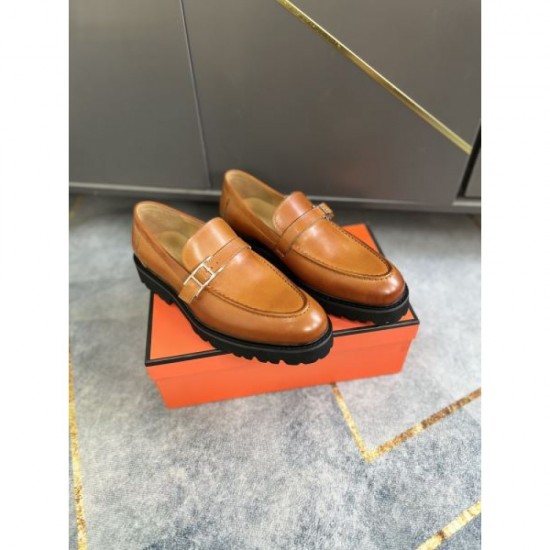 HERMES 2024SS Men's Business Shoes Popular Every Season HERMES 2024SS Men's Business Shoes Popular Every Season