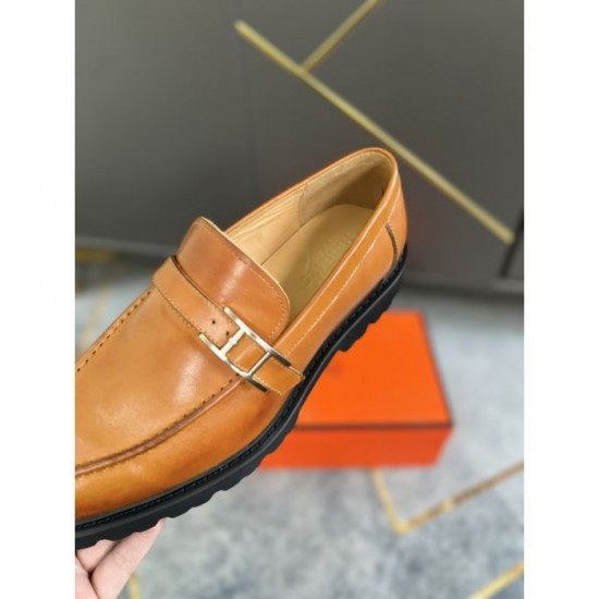HERMES 2024SS Men's Business Shoes Popular Every Season HERMES 2024SS Men's Business Shoes Popular Every Season