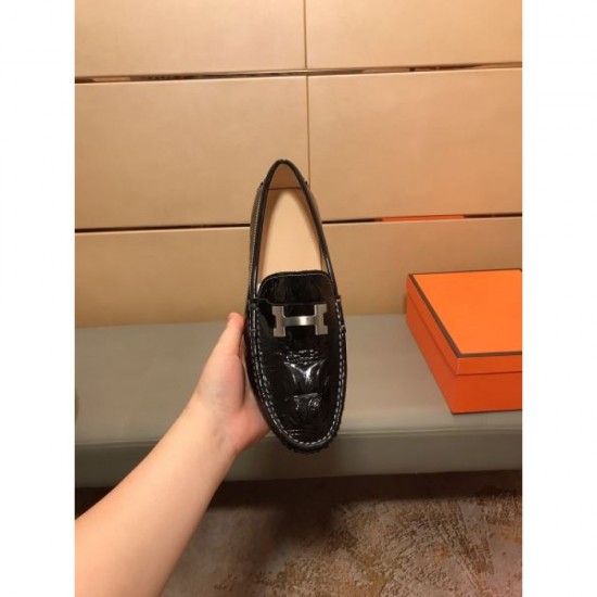 HERMES Popular Items 2024SS Men's Business Shoes HERMES Popular Items 2024SS Men's Business Shoes