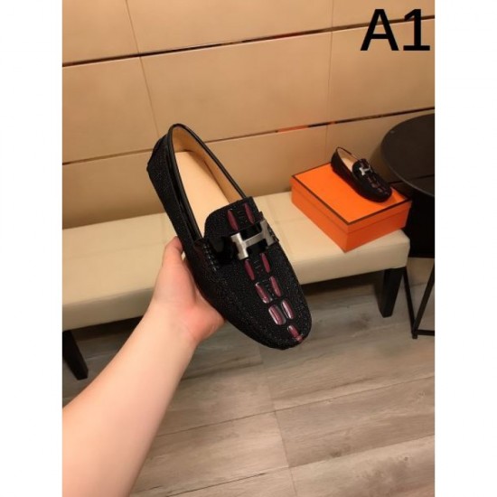 HERMES Transform into a beautiful outfit 2024SS Men's business shoes HERMES Transform into a beautiful outfit 2024SS Men's business shoes