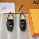 HERMES Sale at an attractive price 2024SS Men's business shoes HERMES Sale at an attractive price 2024SS Men's business shoes