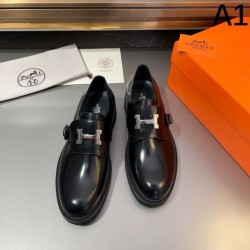 HERMES Popular Model Summer New 2024SS Men's Business Shoes