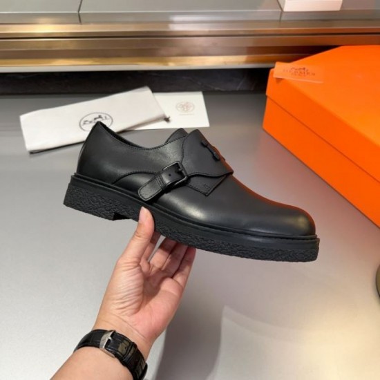 HERMES Popular Model Summer New 2024SS Men's Business Shoes HERMES Popular Model Summer New 2024SS Men's Business Shoes