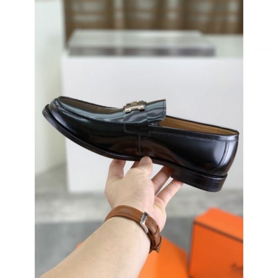 HERMES Vintage 2024SS Men's Business Shoes HERMES Vintage 2024SS Men's Business Shoes
