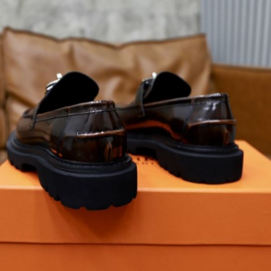 HERMES Limited quantity SALE price 2024SS Men's business shoes HERMES Limited quantity SALE price 2024SS Men's business shoes