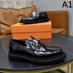 HERMES Timeless 2024SS Men's Business Shoes