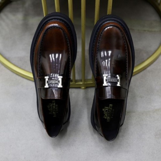 HERMES Timeless 2024SS Men's Business Shoes HERMES Timeless 2024SS Men's Business Shoes