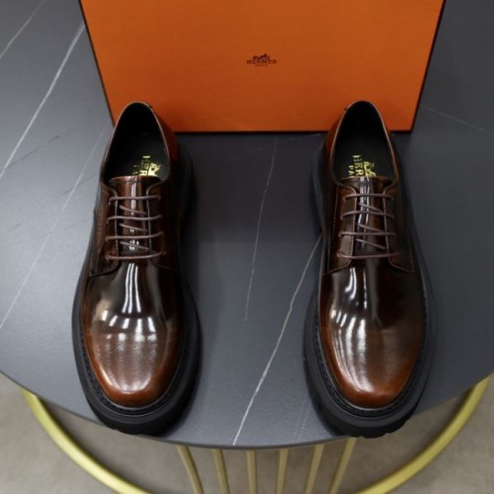 HERMES Sold out popular item 2024SS Men's business shoes HERMES Sold out popular item 2024SS Men's business shoes