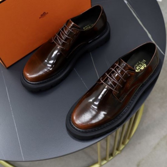 HERMES Sold out popular item 2024SS Men's business shoes HERMES Sold out popular item 2024SS Men's business shoes