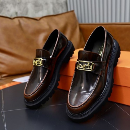 HERMES Latest Popular 2024SS Men's Business Shoes HERMES Latest Popular 2024SS Men's Business Shoes
