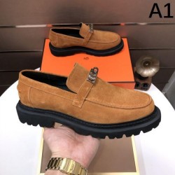 2024FW Men's Business Shoes HERMES Latest Featured Fashion