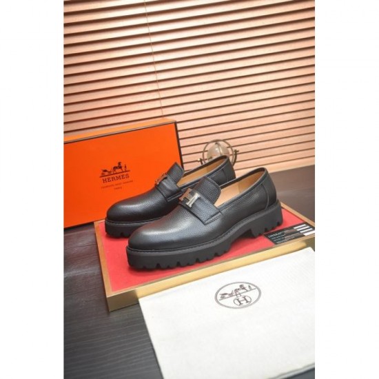 2024FW Men's business shoes HERMES Autumn/Winter new products that are highly regarded 2024FW Men's business shoes HERMES Autumn/Winter new products that are highly regarded