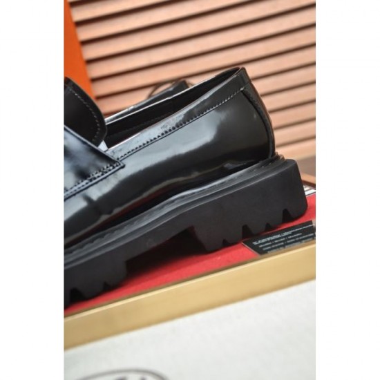 2024FW Men's Business Shoes HERMES Items with high expectations 2024FW Men's Business Shoes HERMES Items with high expectations