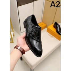 LOUIS VUITTON Unique Design 2024SS Men's Business Shoes