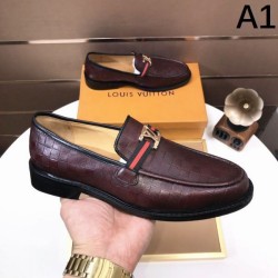 LOUIS VUITTON Limited Design 2024SS Men's Business Shoes