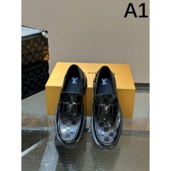 LOUIS VUITTON Overseas Limited New 2024SS Men's Business Shoes