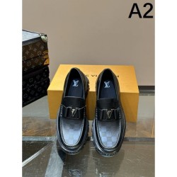 LOUIS VUITTON Overseas Limited New 2024SS Men's Business Shoes