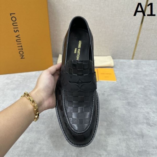 LOUIS VUITTON This year's advance 2024SS men's business shoes LOUIS VUITTON This year's advance 2024SS men's business shoes