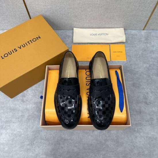 LOUIS VUITTON This year's advance 2024SS men's business shoes LOUIS VUITTON This year's advance 2024SS men's business shoes