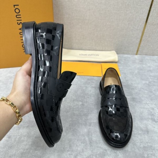 LOUIS VUITTON This year's advance 2024SS men's business shoes LOUIS VUITTON This year's advance 2024SS men's business shoes