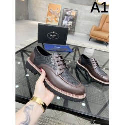 PRADA Prada now standard item popular item 2024SS men's business shoes