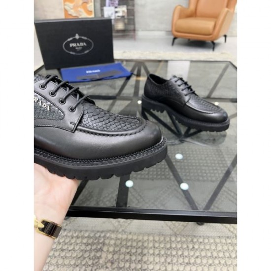 PRADA Prada now standard item popular item 2024SS men's business shoes PRADA Prada now standard item popular item 2024SS men's business shoes