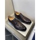 PRADA This season's new popular beauty line 2024SS men's business shoes PRADA This season's new popular beauty line 2024SS men's business shoes