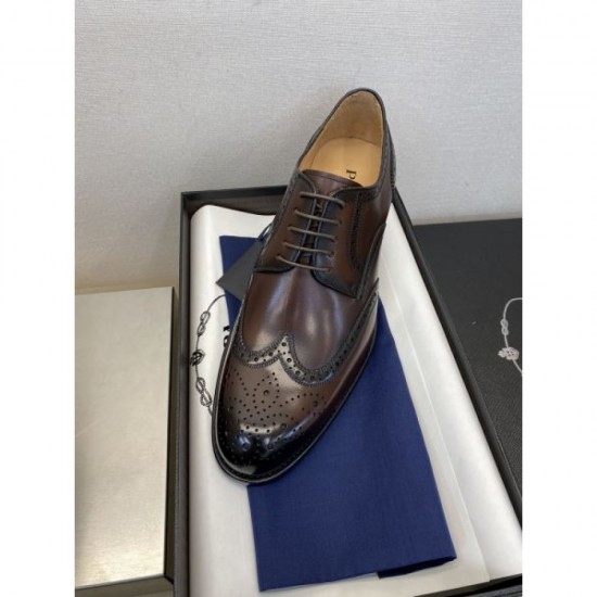 PRADA This season's new popular beauty line 2024SS men's business shoes PRADA This season's new popular beauty line 2024SS men's business shoes
