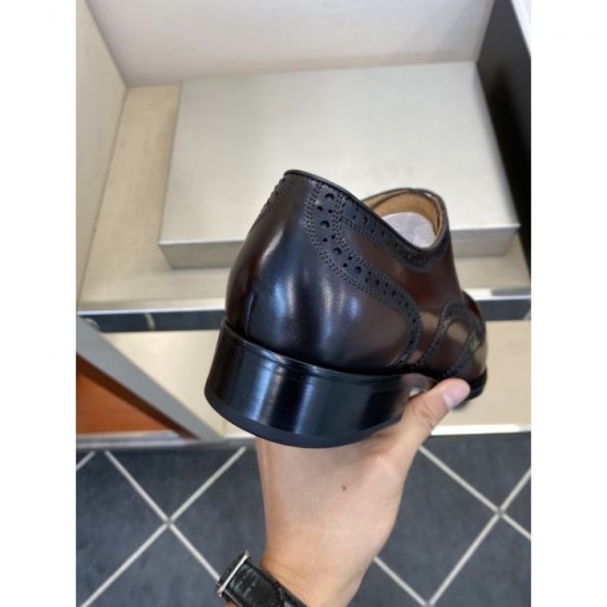 PRADA This season's new popular beauty line 2024SS men's business shoes PRADA This season's new popular beauty line 2024SS men's business shoes