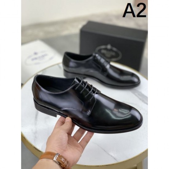 2024FW Men's Business Shoes PRADA Attractive Style 2024FW Men's Business Shoes PRADA Attractive Style