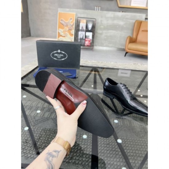 2024FW Men's Business Shoes PRADA PRADA This fall/winter pre-sale new work 2024FW Men's Business Shoes PRADA PRADA This fall/winter pre-sale new work