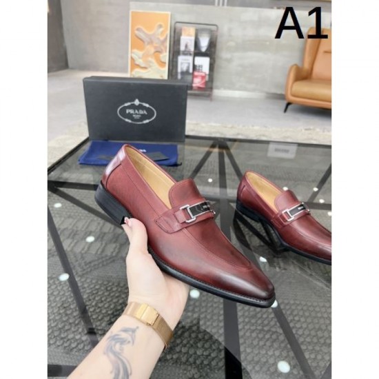 2024FW Men's Business Shoes PRADA Prada Cooler than it looks 2024FW Men's Business Shoes PRADA Prada Cooler than it looks