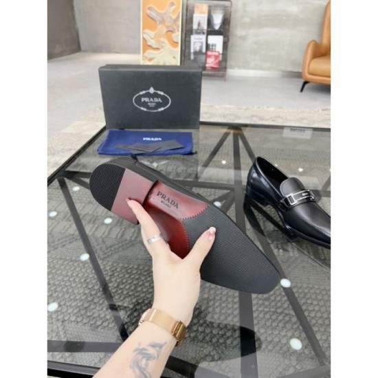 2024FW Men's Business Shoes PRADA Prada Cooler than it looks 2024FW Men's Business Shoes PRADA Prada Cooler than it looks