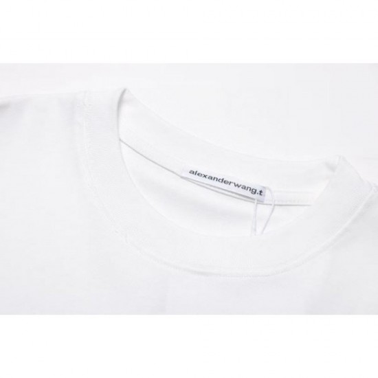 2024SS Summer Recommended New Items ALEXANDER WANG Short Sleeve T-shirt 2024SS Summer Recommended New Items ALEXANDER WANG Short Sleeve T-shirt