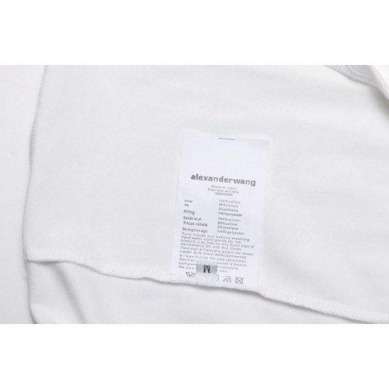2024SS Summer Recommended New Items ALEXANDER WANG Short Sleeve T-shirt 2024SS Summer Recommended New Items ALEXANDER WANG Short Sleeve T-shirt