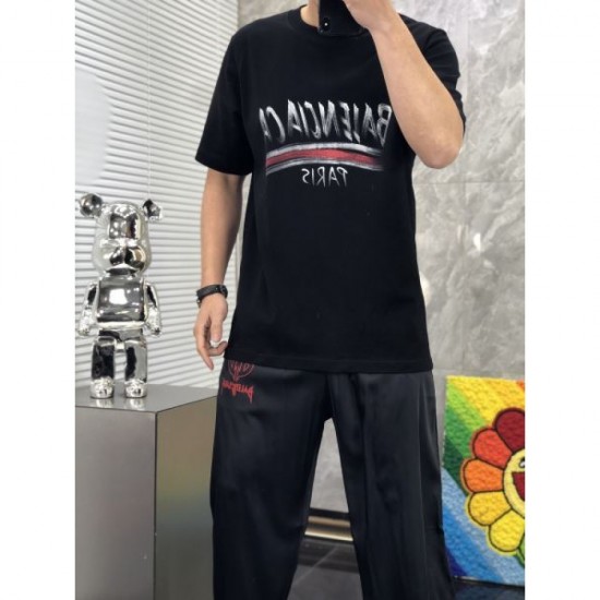 2024SS Neat BALENCIAGA Short sleeve T-shirt 2024SS Neat BALENCIAGA Short sleeve T-shirt
