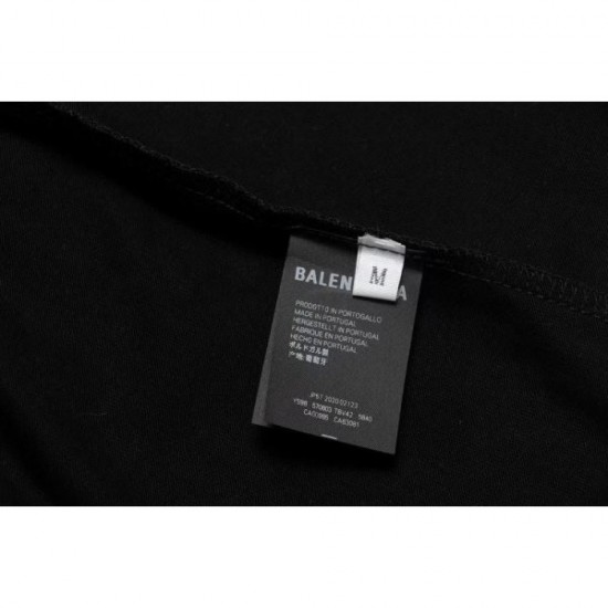 2024SS Super Rare Hard to Obtain BALENCIAGA Short Sleeve T-Shirt 2024SS Super Rare Hard to Obtain BALENCIAGA Short Sleeve T-Shirt