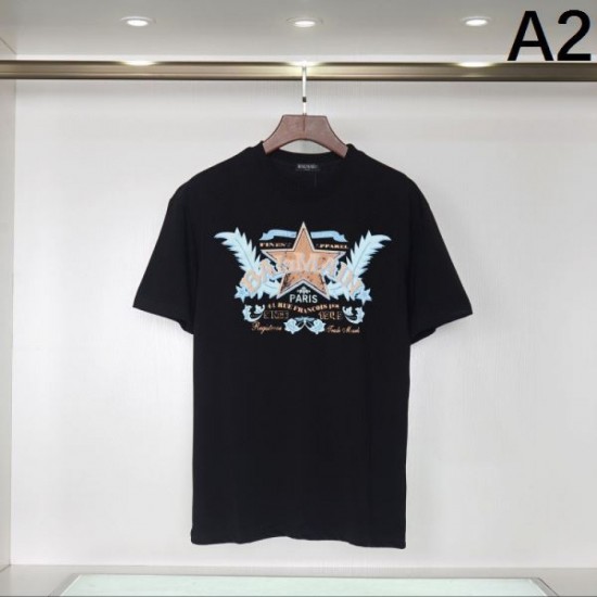 2024SS New item BALMAIN short-sleeved T-shirt that has been featured in many magazines 2024SS New item BALMAIN short-sleeved T-shirt that has been featured in many magazines