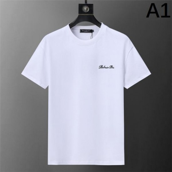 2024SS Last year's popular item New BALMAIN Short sleeve T-shirt 2024SS Last year's popular item New BALMAIN Short sleeve T-shirt