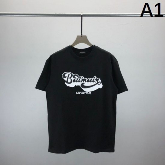 2024SS Enjoy the latest summer style BALMAIN Short sleeve T-shirt 2024SS Enjoy the latest summer style BALMAIN Short sleeve T-shirt