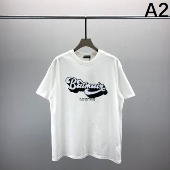 2024SS Enjoy the latest summer style BALMAIN Short sleeve T-shirt 2024SS Enjoy the latest summer style BALMAIN Short sleeve T-shirt