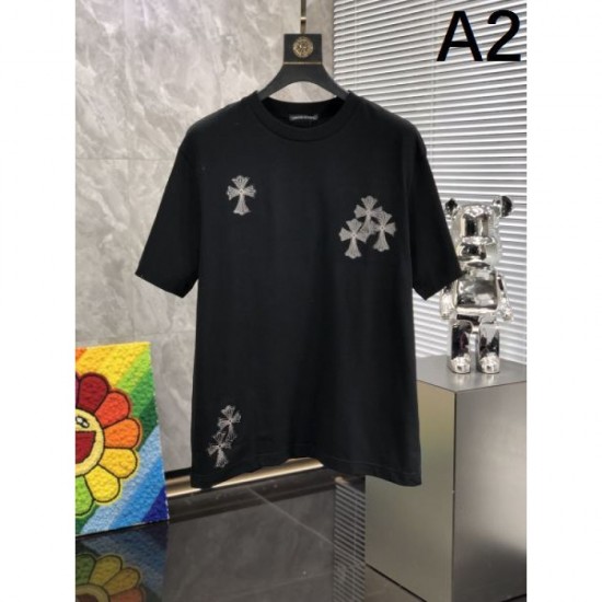 2024SS Spring New Items CHROME HEARTS Short Sleeve T-shirt 2024SS Spring New Items CHROME HEARTS Short Sleeve T-shirt