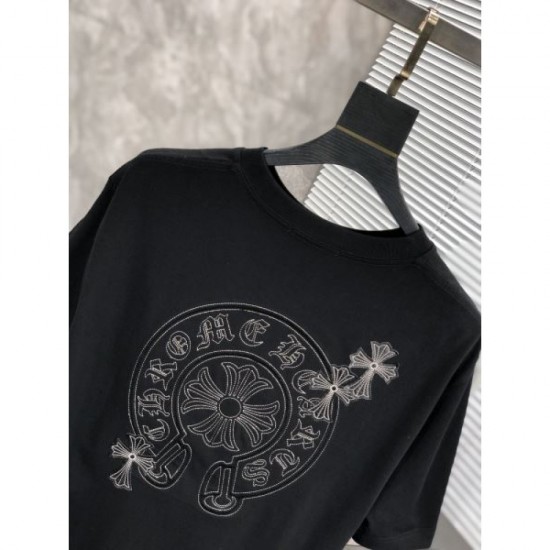 2024SS Spring New Items CHROME HEARTS Short Sleeve T-shirt 2024SS Spring New Items CHROME HEARTS Short Sleeve T-shirt