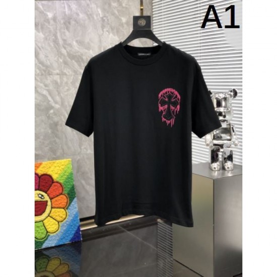 2024SS This Summer No. 1 CHROME HEARTS Short Sleeve T-shirt 2024SS This Summer No. 1 CHROME HEARTS Short Sleeve T-shirt