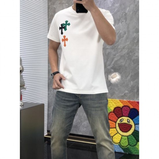 2024SS Easy to wear colors CHROME HEARTS Short sleeve T-shirt 2024SS Easy to wear colors CHROME HEARTS Short sleeve T-shirt
