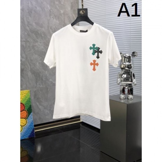 2024SS Easy to wear colors CHROME HEARTS Short sleeve T-shirt 2024SS Easy to wear colors CHROME HEARTS Short sleeve T-shirt
